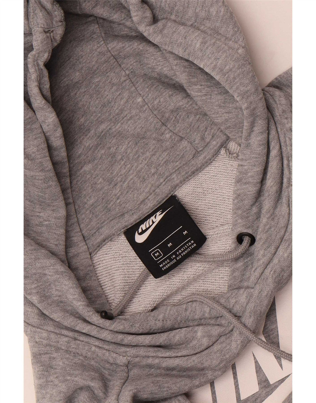 Pulover Nike pentru damă cu capota grafic UK 14, gri mediu