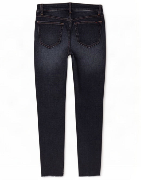Tommy Hilfiger Womens Skinny Jeans IT 4 XS W25 L27 Navy Blue Cotton