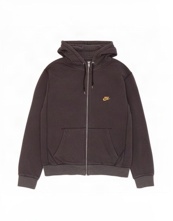 Pulover Nike pentru bărbați cu fermoar, UK 42/44, mare, gri, bumbac