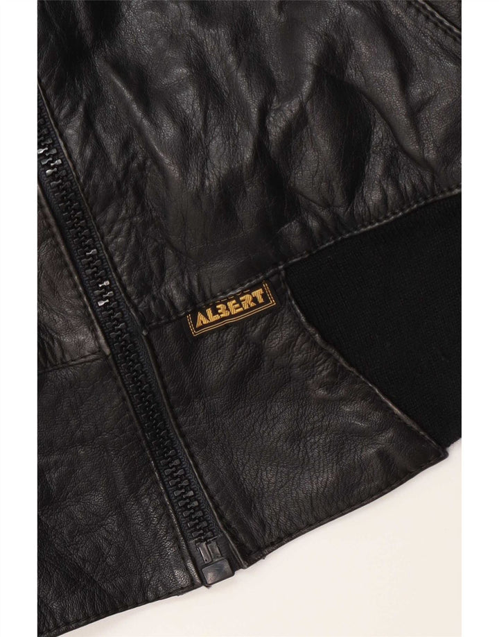 Jachetă de piele pentru femei Albert UK 14 Medium Black