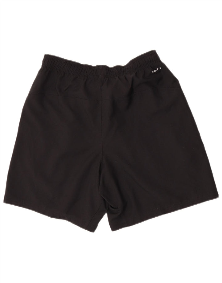 Pantaloni scurți sport Nike Dri Fit pentru bărbați, poliester negru mic