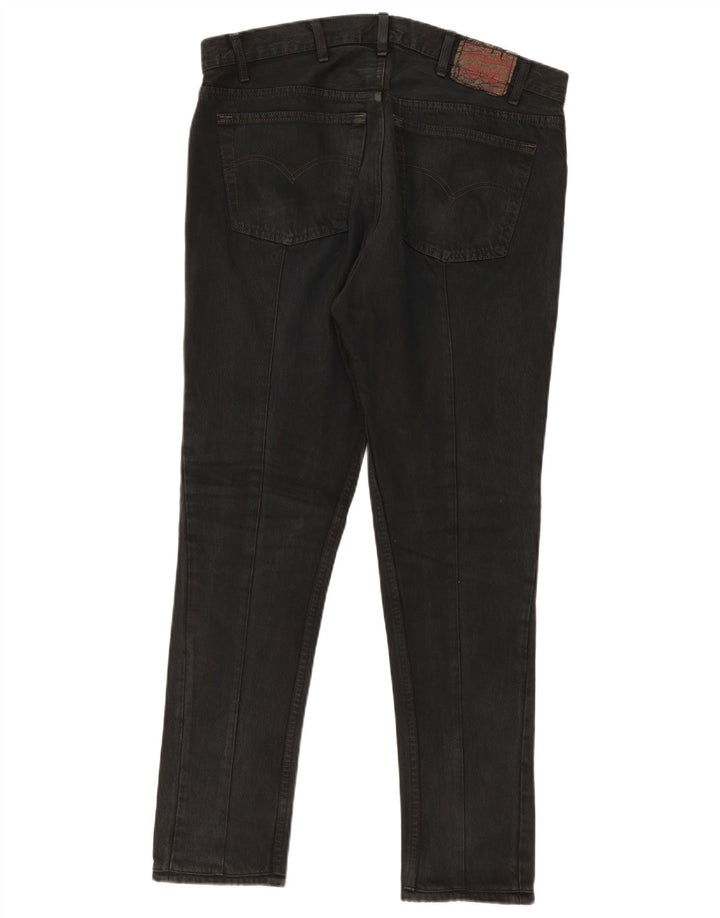 Blugi slim pentru femei Levi's Distressed W38 L30 negri