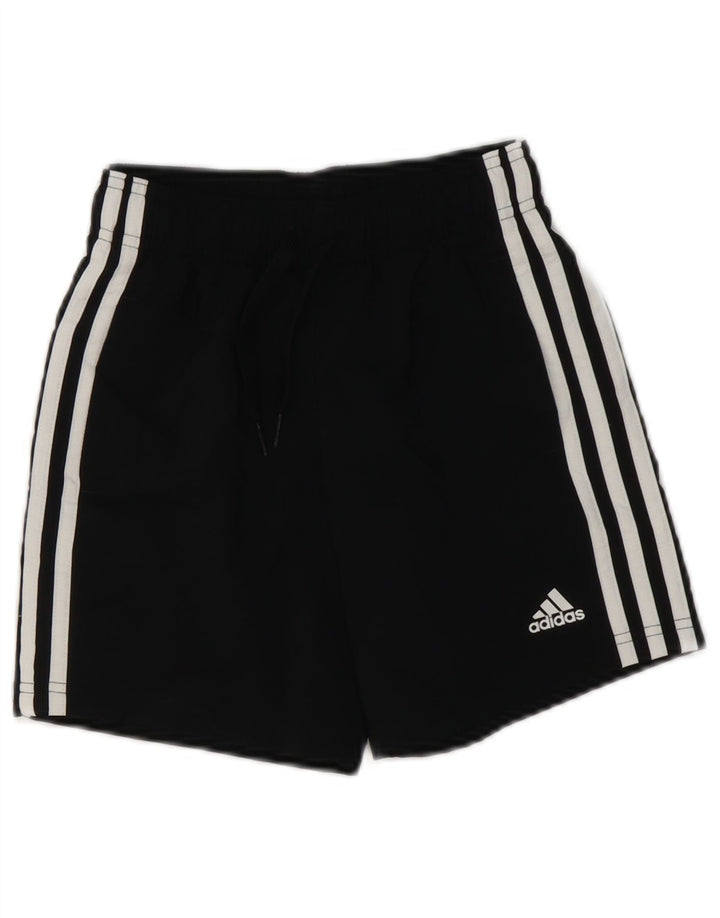 Pantaloni scurți sport Aeroready Adidas pentru băieți 7-8 ani poliester negru