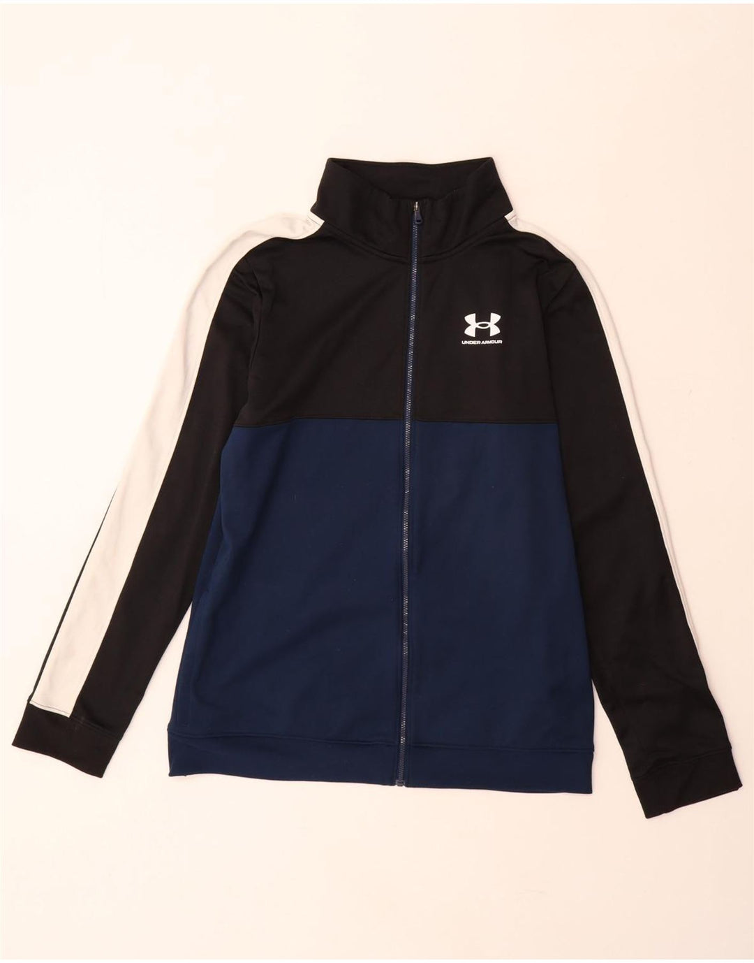 Jachetă de trening pentru băieți UNDER ARMOUR 13-14 ani XL negru colorblock