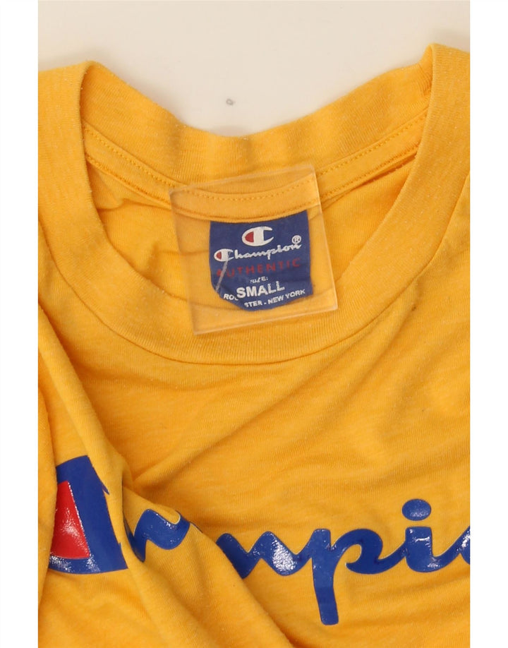 Tricou grafic Champion pentru bărbați Top mic galben