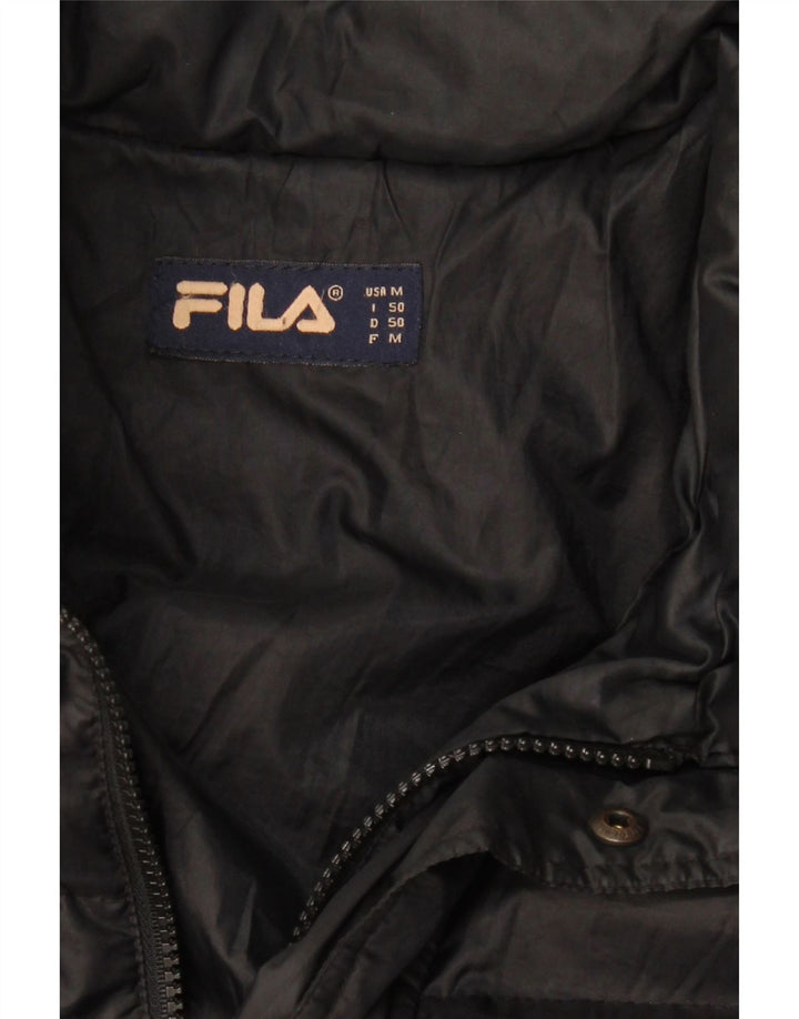 Jachetă căptușită pentru bărbați Fila IT 50 Large Black