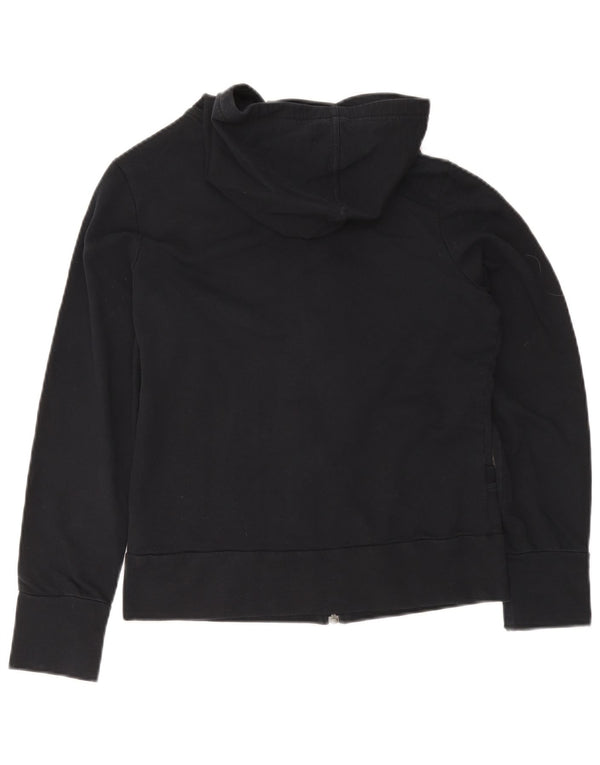 Pulover Adidas pentru femei cu fermoar, UK 14, bumbac mediu negru