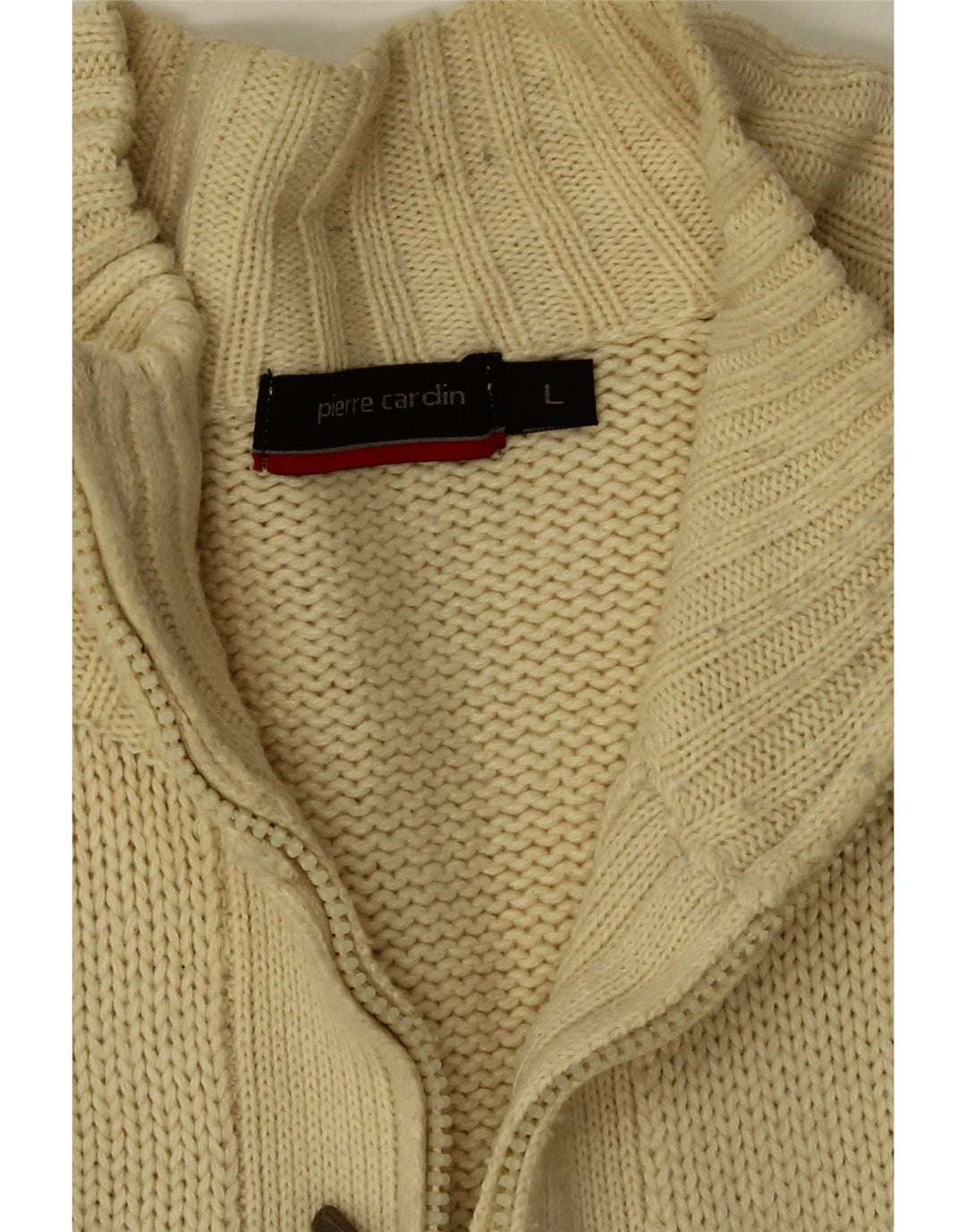 Pulover cardigan pentru bărbați Pierre Cardin, mare, bej, acrilic