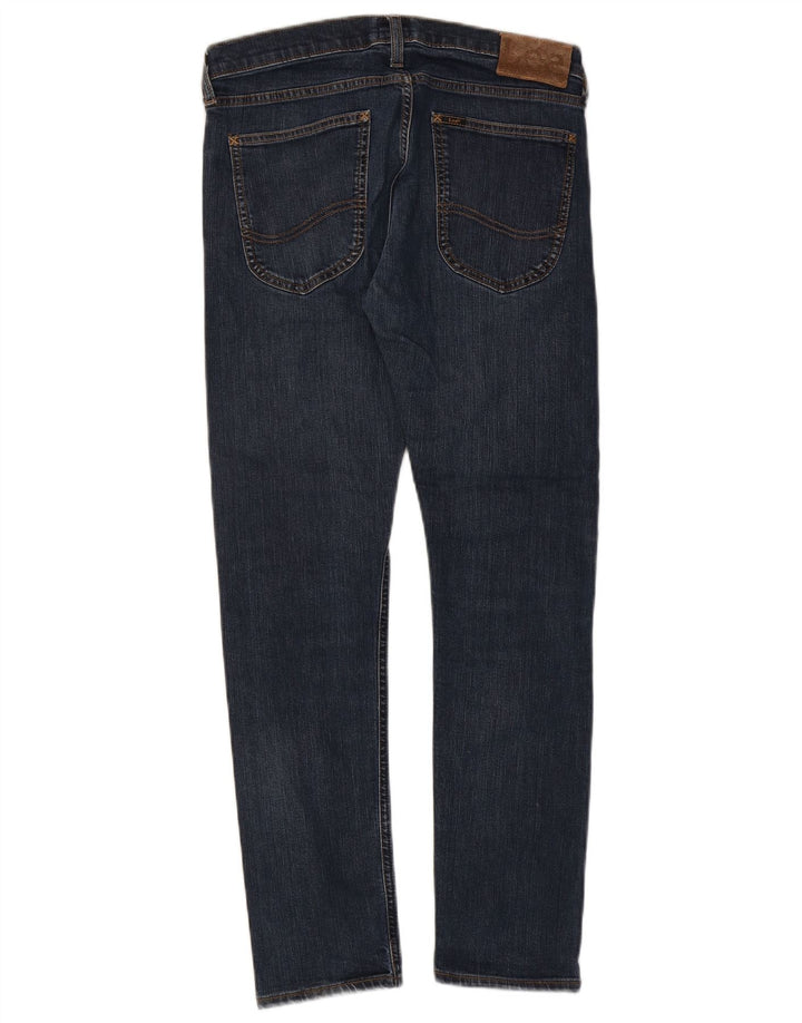 Blugi Lee Luke Slim pentru femei W31 L30 bumbac bleumarin