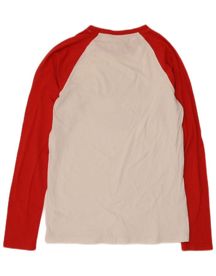 Timberland Top grafic pentru femei cu mânecă lungă UK 10 Small White Colorblock