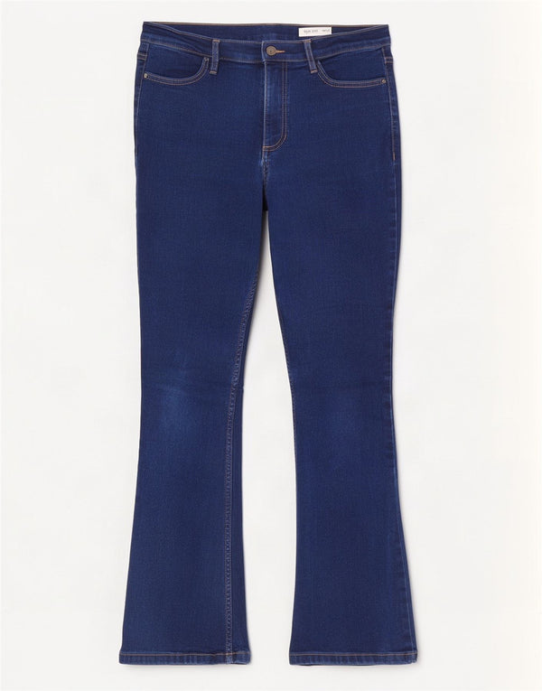 Marks & Spencer Blugi subțiri Bootcut pentru femei UK 14 Large W32 L29 Bleumarin