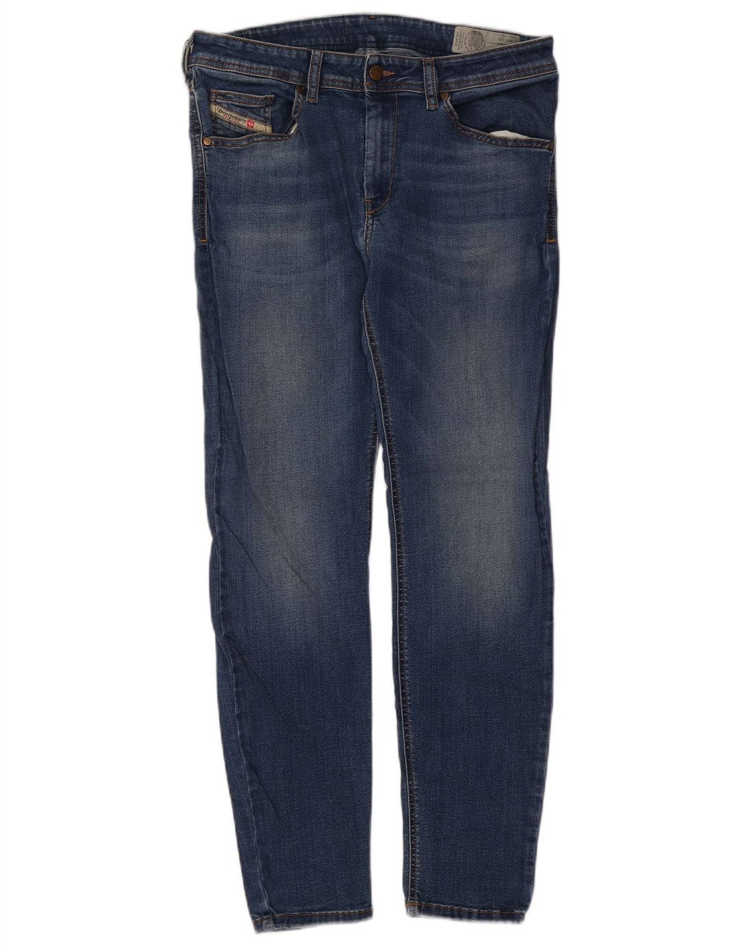 Blugi skinny pentru femei Diesel W34 L29 Bumbac albastru