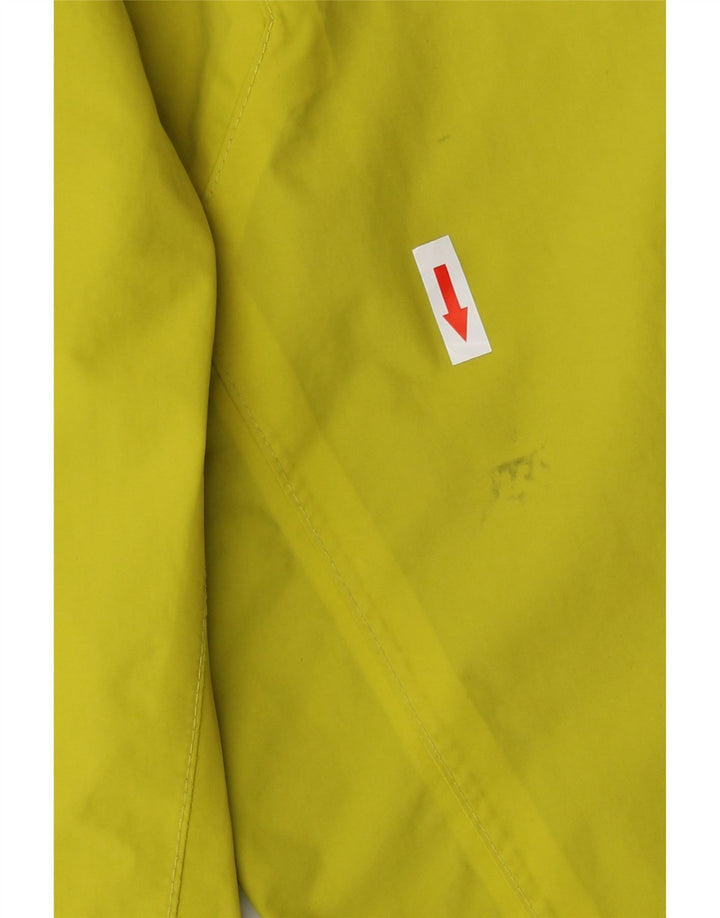 Jack Wolfskin Jachetă de ploaie cu glugă pentru bărbați UK 38 Galben mediu