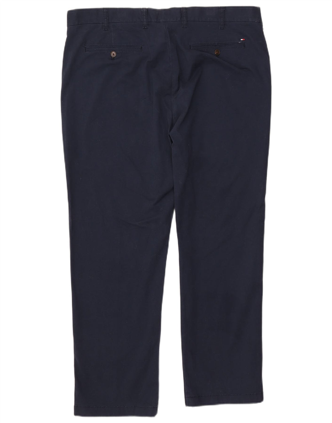 TOMMY HILFIGER Pantaloni chino personalizat pentru bărbați W38 L30 bumbac bleumarin