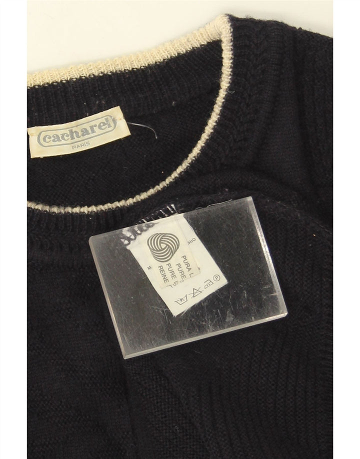 Pulover pentru bărbați Cacharel cu gât crew pulover XL bleumarin Lână nouă