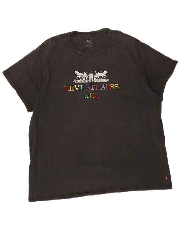 Tricou grafic pentru bărbați Levi's Top 2XL Negru