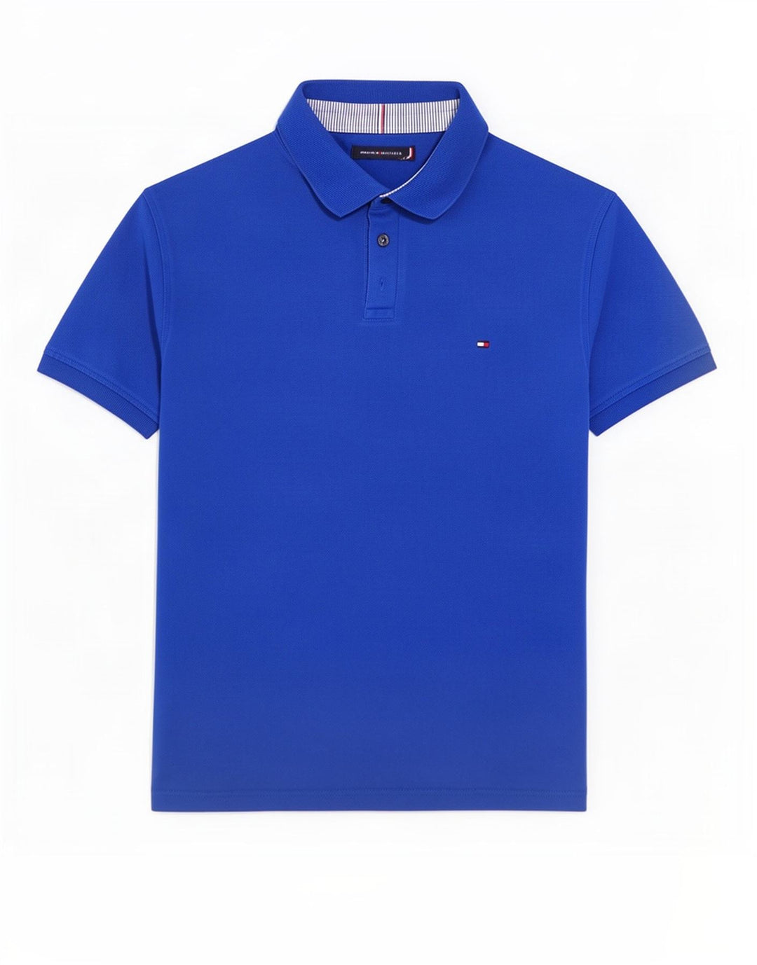 Cămașă polo Tommy Hilfiger pentru bărbați, cu formă regulată, mare, albastru, bumbac