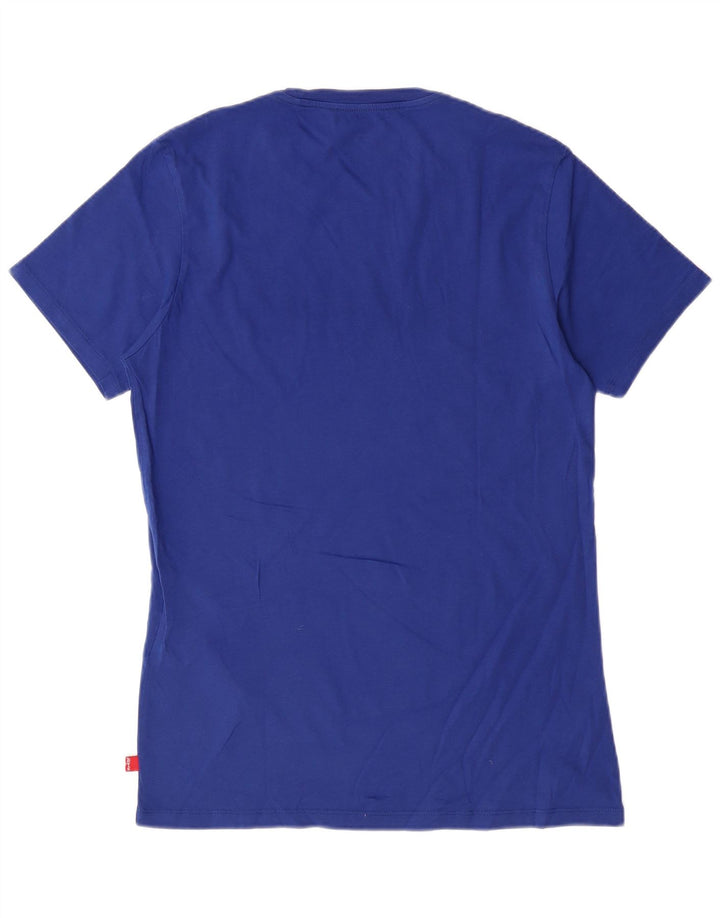 Tricou grafic pentru bărbați LEVI'S Top mic, albastru, bumbac