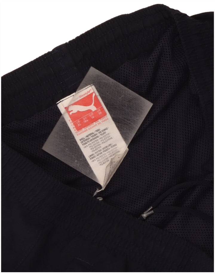 Pantaloni scurti sport Puma pentru băieți 13-14 ani poliester bleumarin