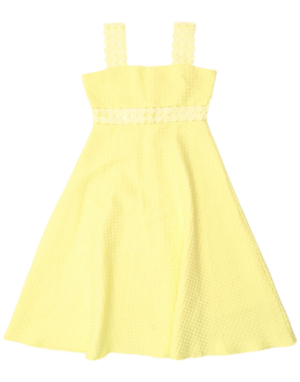 Rochie A-Line fără mâneci Paperlace pentru femei UK 12 Poliester galben mediu