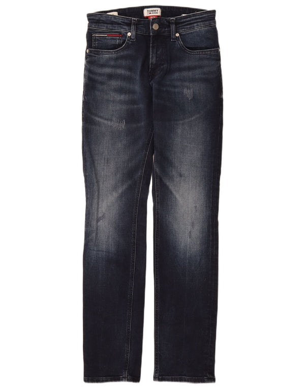 Blugi slim pentru femei Tommy Hilfiger W28 L32 bumbac bleumarin