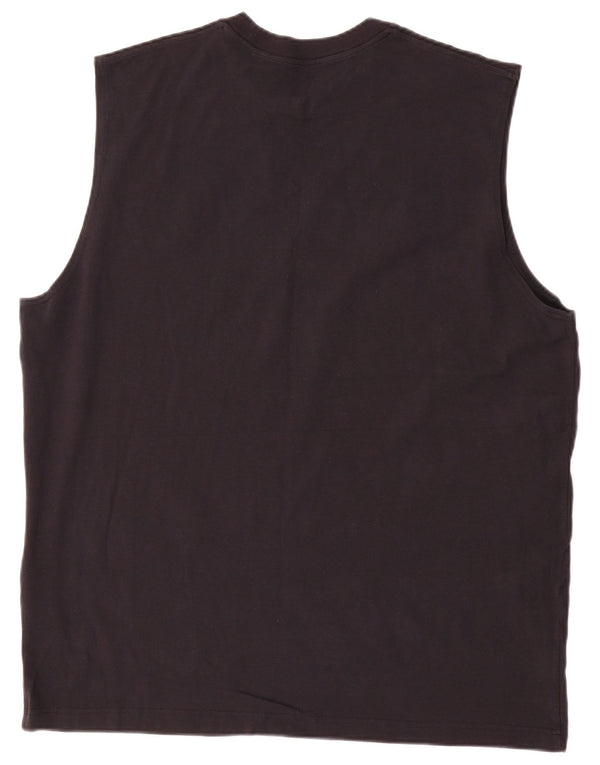 Vesta grafică pentru bărbați Nike, 2XL, bumbac negru