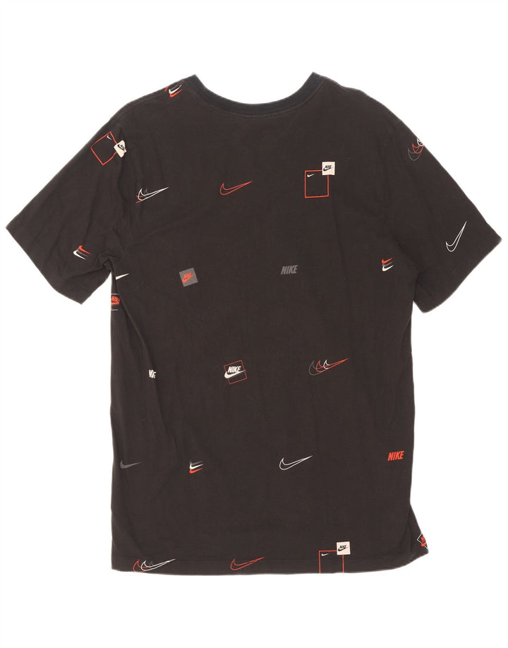 Tricou grafic Nike pentru bărbați Top mare din bumbac negru