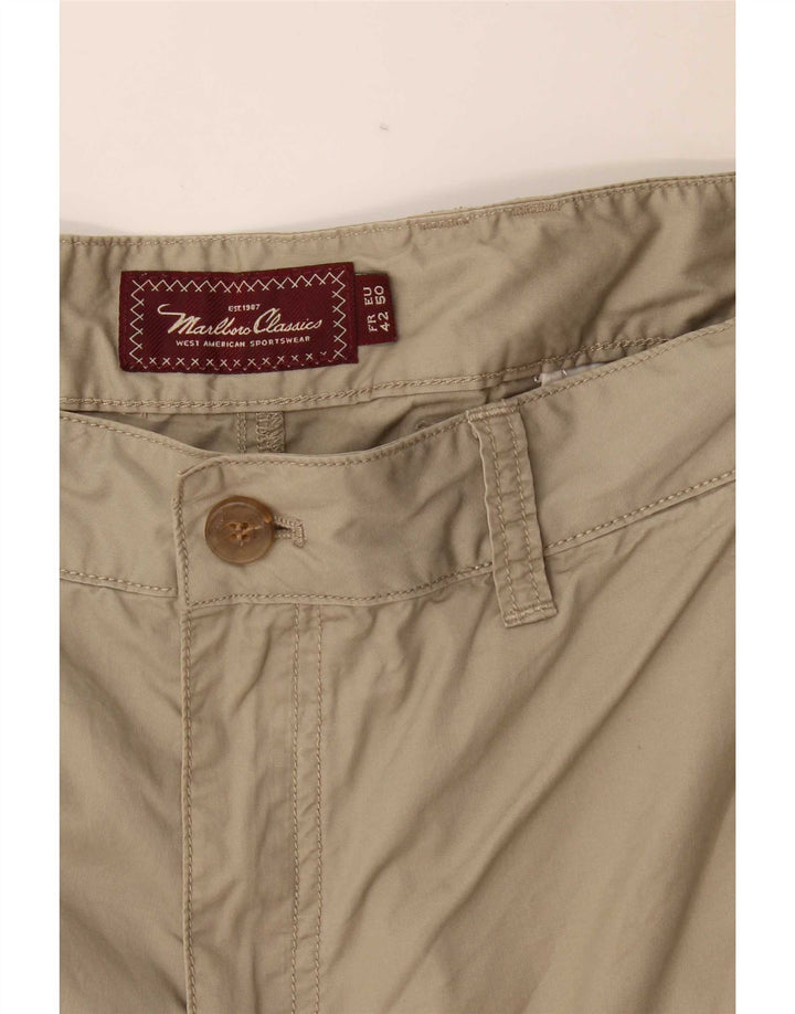 Pantaloni scurți chino Marlboro Classics pentru bărbați EU 50 Large W36 Khaki