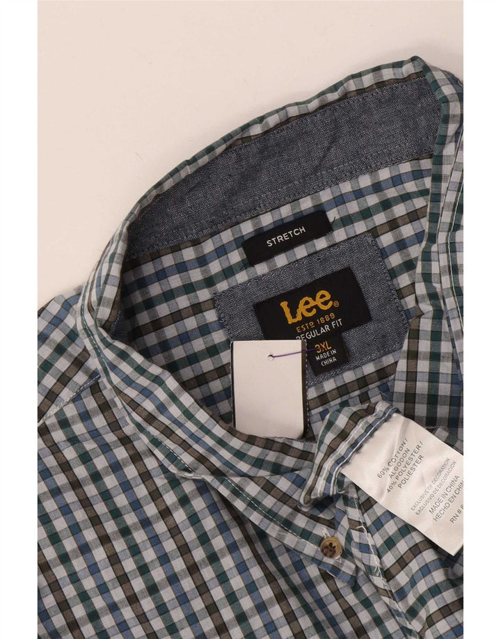 Cămașă Lee pentru bărbați, cu formă regulată, 3XL, bumbac vichy multicolor