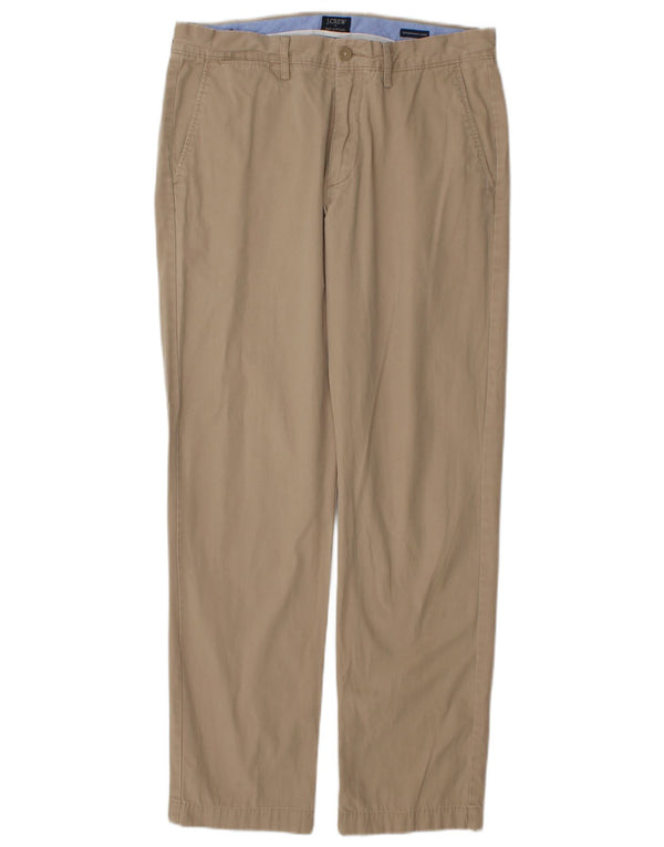 Pantaloni chino drepte pentru bărbați J. Crew The Sutton W31 L32 bumbac bej