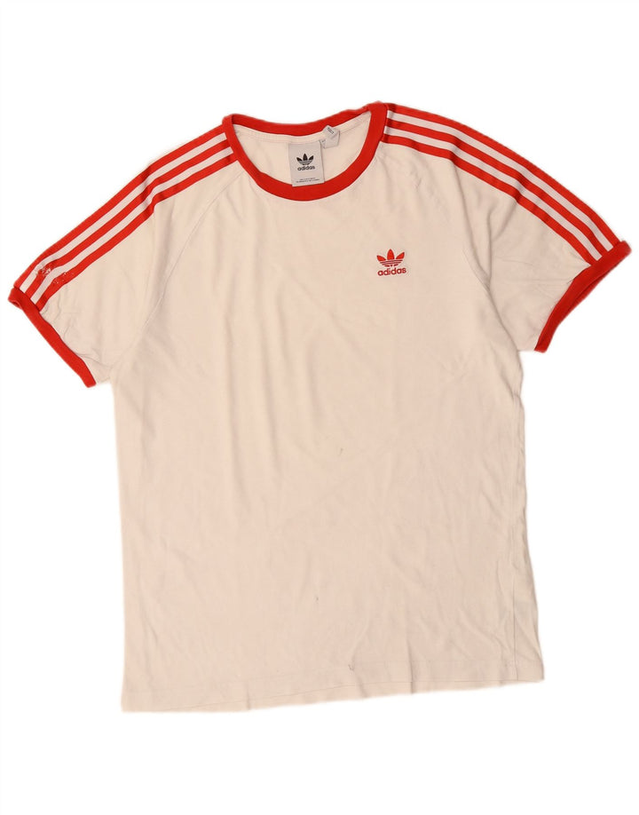 Tricou pentru bărbați Adidas Top mare din bumbac alb