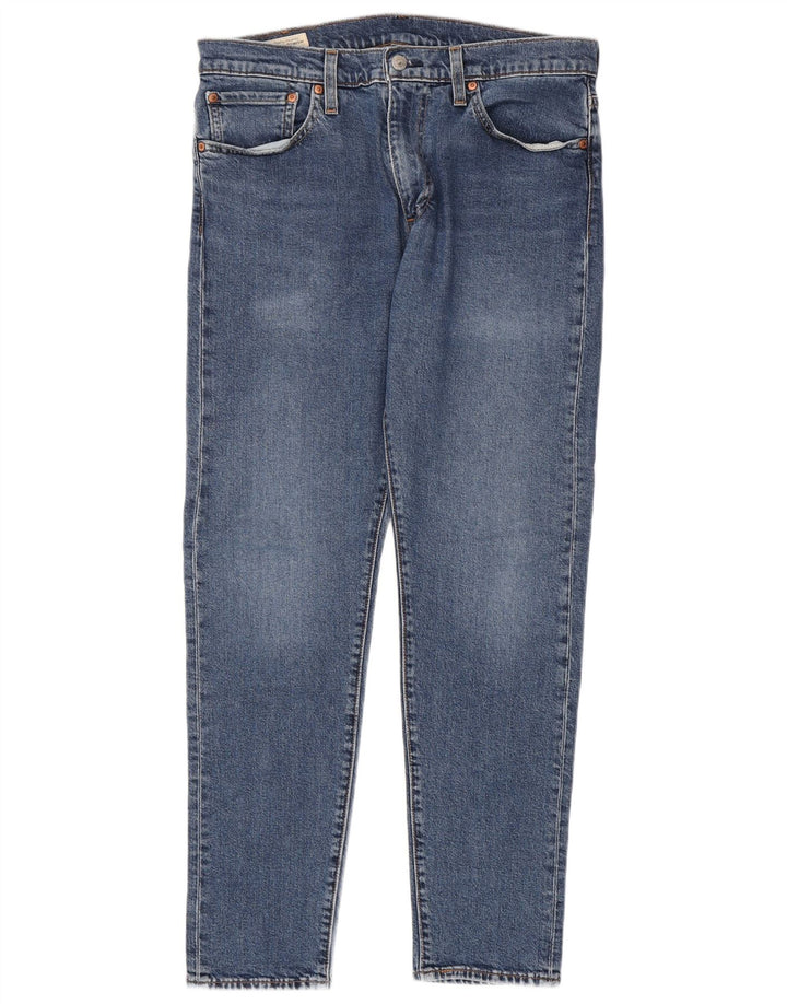 Blugi conici pentru bărbați Levi's 512 Slim Tapered W33 L32 Blue Bumbac