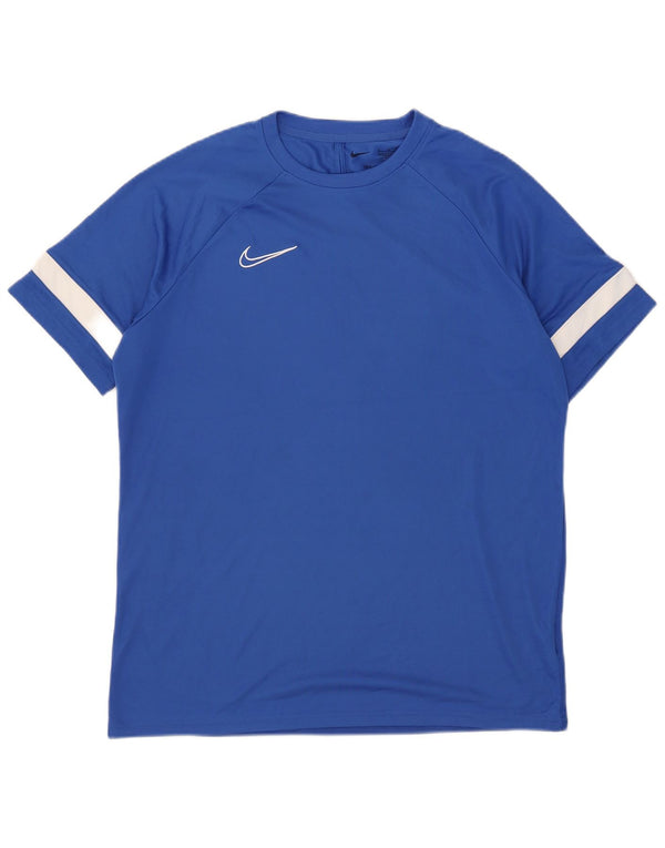 Tricou pentru bărbați Nike Dri Fit Top XL, albastru, poliester color bloc