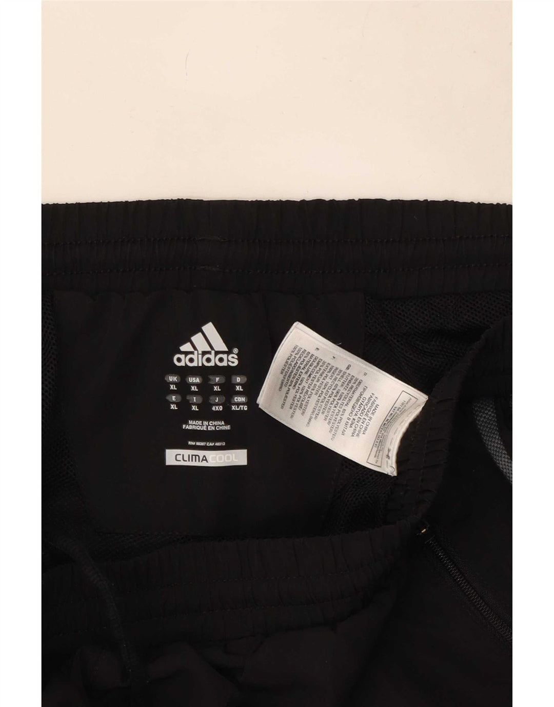Pantaloni de trening Adidas Climacool pentru bărbați XL, negru, poliester color bloc