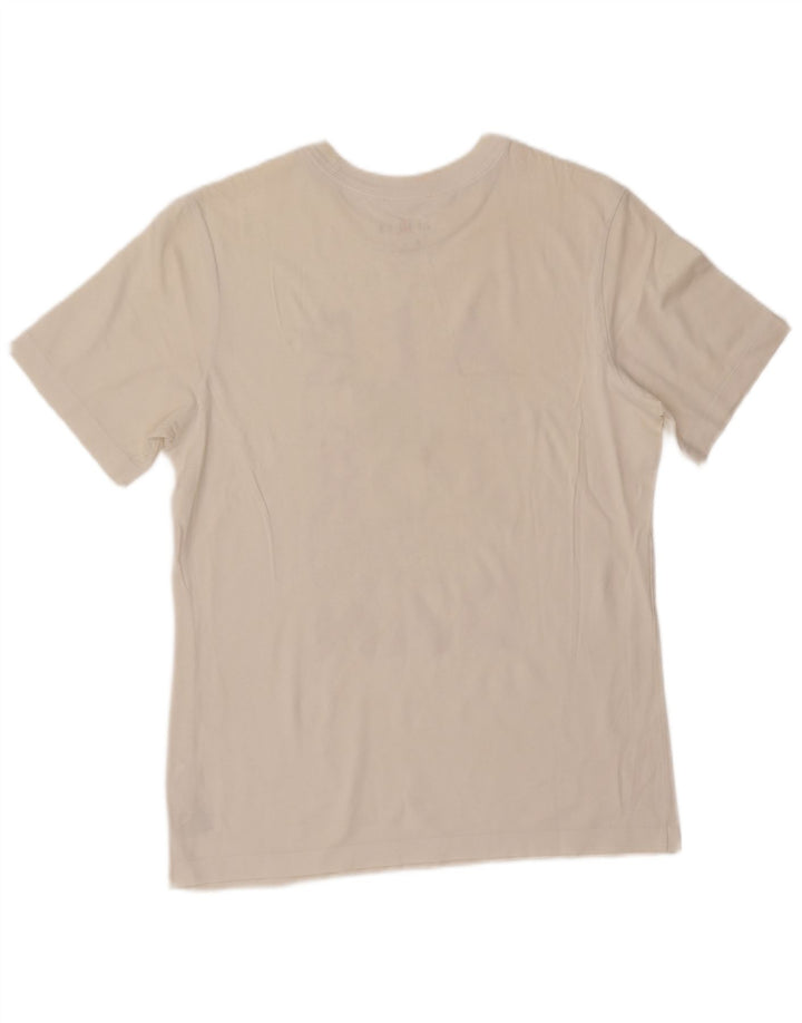Tricou grafic Jordan pentru bărbați Top mediu din bumbac alb