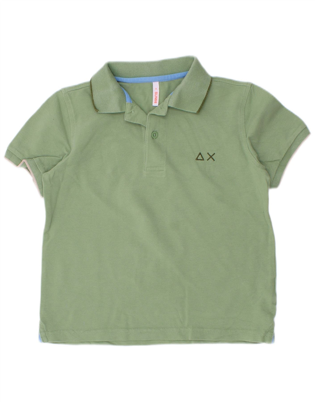 Sun68 Tricou Polo Baieti 5-6 Ani Verde Bumbac