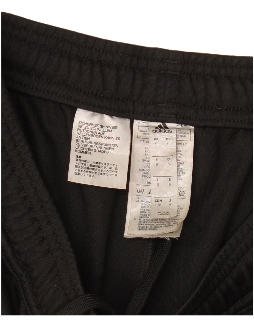 Pantaloni de trening Adidas Climacool pentru bărbați, poliester negru mic