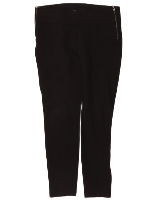 Pantaloni casual skinny cu talie înaltă Zara XL W32 L30 Negru