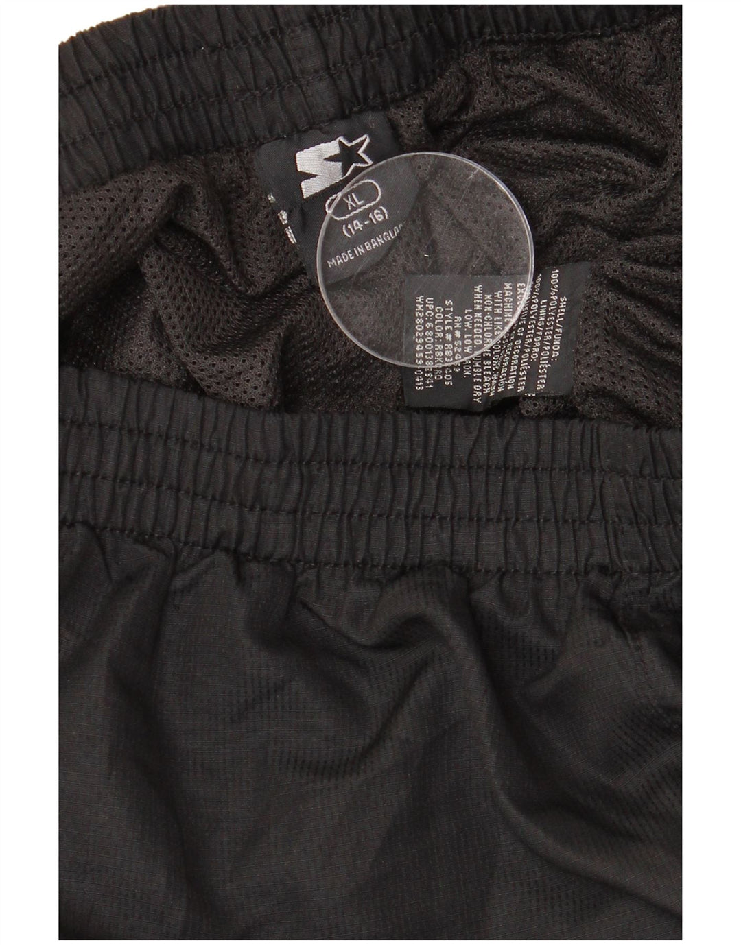 Pantaloni de trening Starter Băieți 14-15 ani XL Poliester color bloc negru