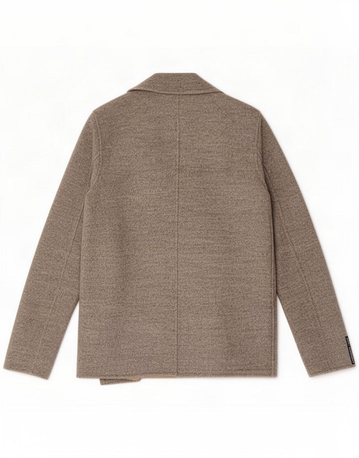 Massimo Dutti Jachetă Blazer pentru femei UK 14 Medium Gri Lână
