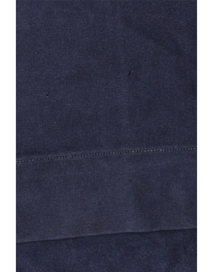 Pulover supradimensionat cu grafic pentru femei Sisley UK 14 Medium Bleumarin