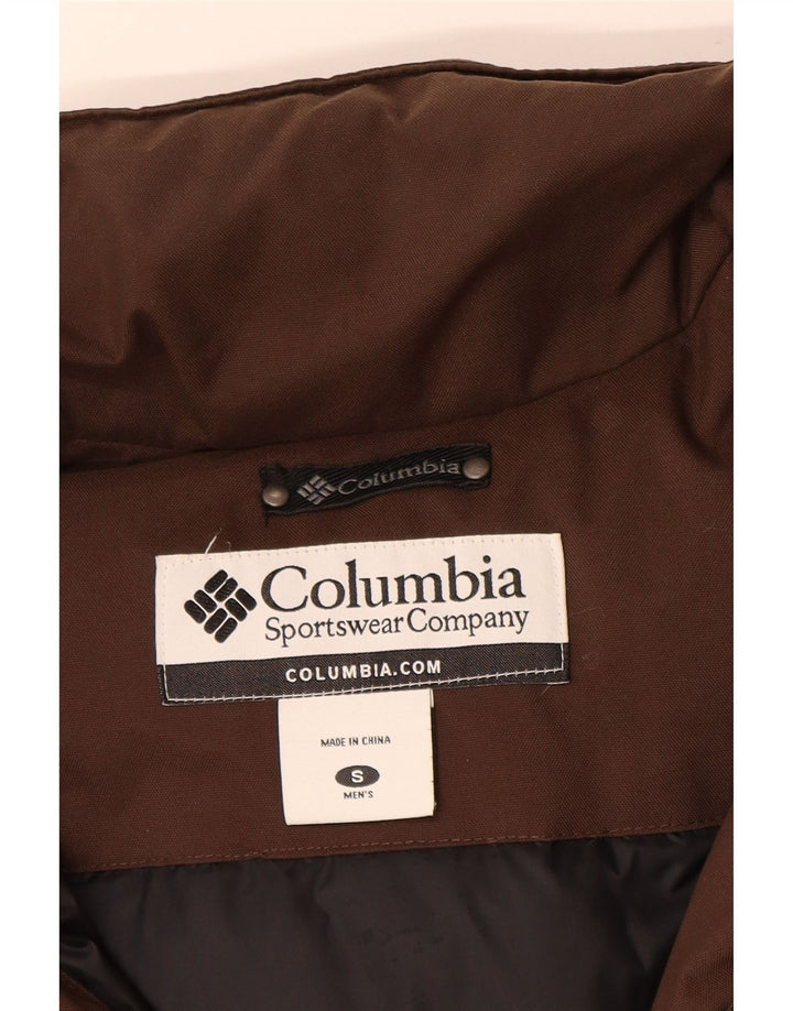 Jachetă căptușită Columbia pentru bărbați Marea Britanie 36, nailon maro mic