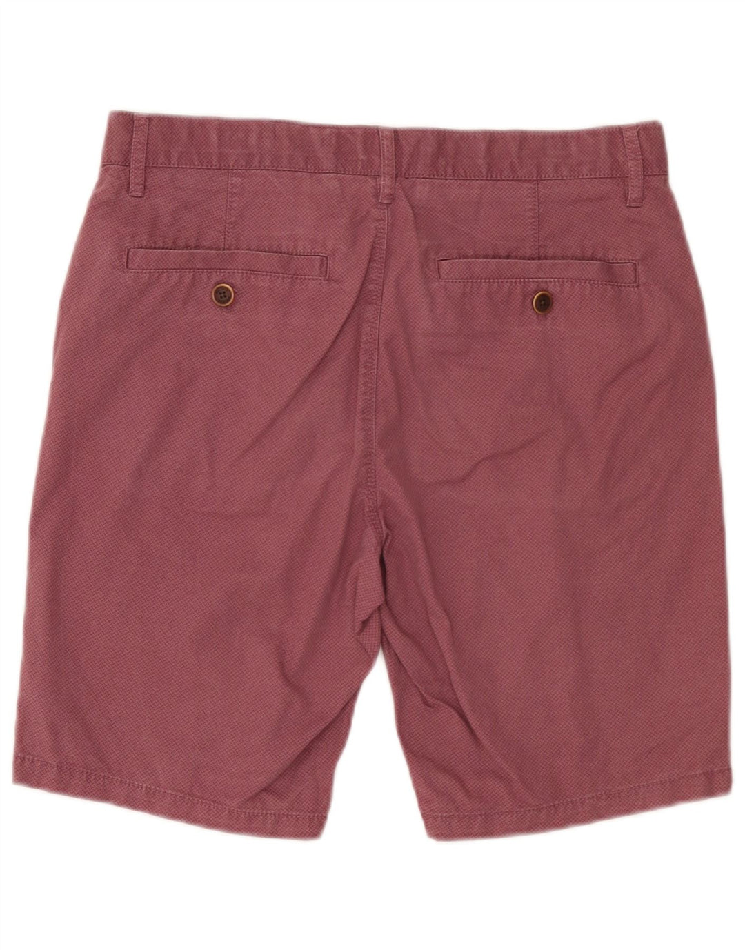 Pantaloni scurți chino pentru bărbați Fat Face cu model abstract W32 bumbac burgundy mediu