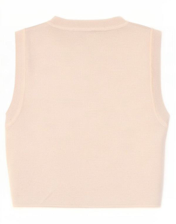Vestă Crop Top pentru femei Zara UK 12 Medium Gri Viscose