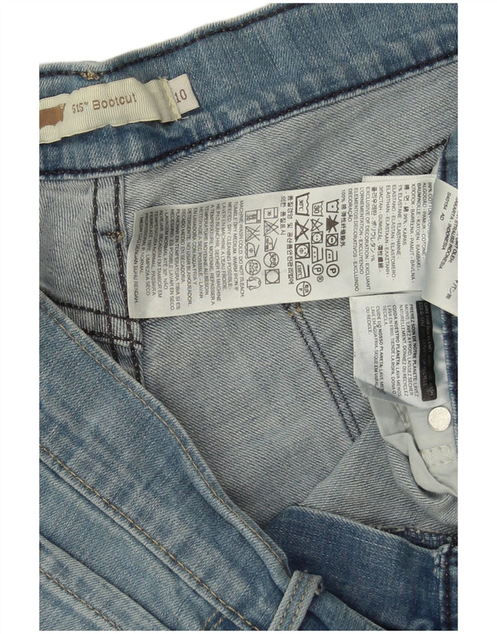 LEVI'S Blugi 515 Bootcut pentru femei US 10 Large W34 L29 Blue Bumbac