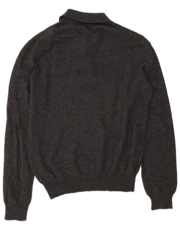 Pulover Polo Ralph Lauren pentru bărbați, cu gât polo, din lână merinos, gri mic