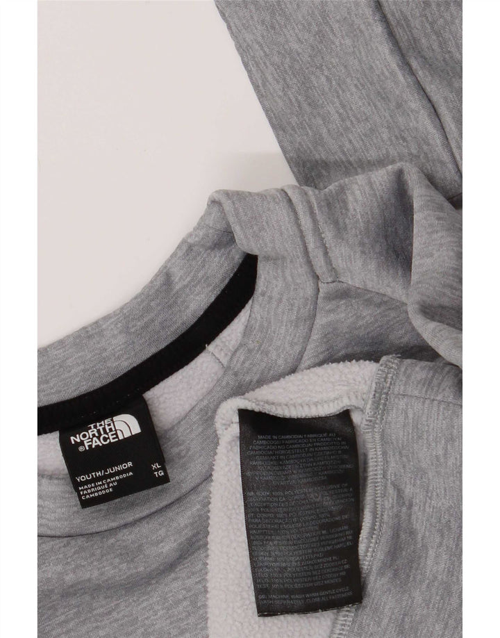 Pulover pentru băieți The North Face 14-15 ani XL poliester gri
