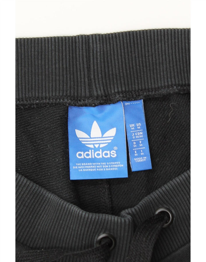 Pantaloni scurți sport pentru bărbați Adidas, bumbac mediu negru