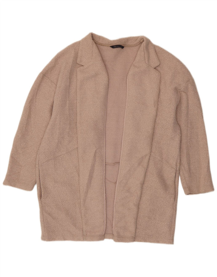 Pulover cardigan cu paragate pentru femei Marks & Spencer UK 20 2XL poliester roz