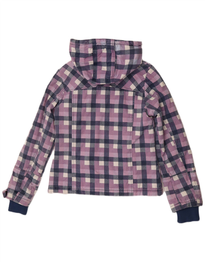 Jachetă Windbreaker pentru femei cu glugă Sublevel UK 16 Large Purple Geometric
